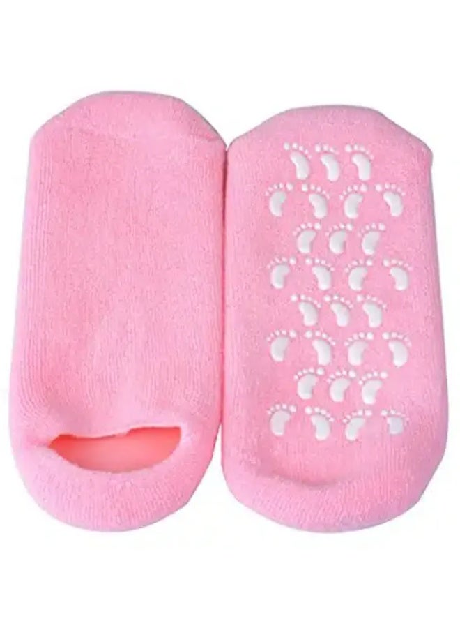 جوارب سيليكونية للنساء - جوارب جل مرطبة، زوج واحد، قد يختلف اللون - Image 2